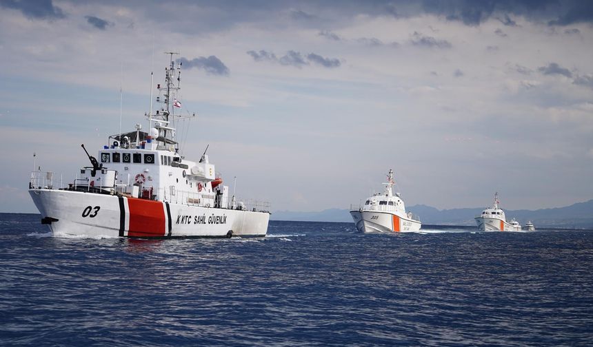TC ve KKTC sahil güvenlik unsurlarından Girne’de müşterek liman ve deniz eğitimi