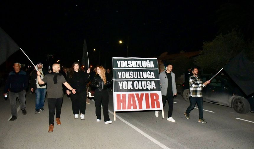 Kamuda örgütlü beş sendika yürüyüş düzenledi