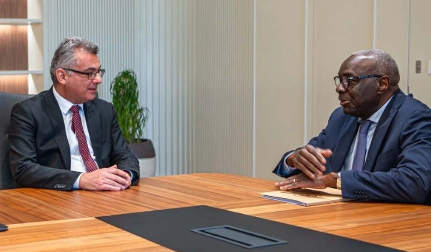 Erhürman, BM Genel Sekreteri’nin Kıbrıs Özel Temsilcisi Diagne'yi kabul etti