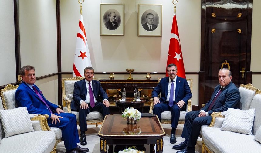 Üstel, Ataoğlu ve Arıklı Cevdet Yılmaz ile bir araya geldi