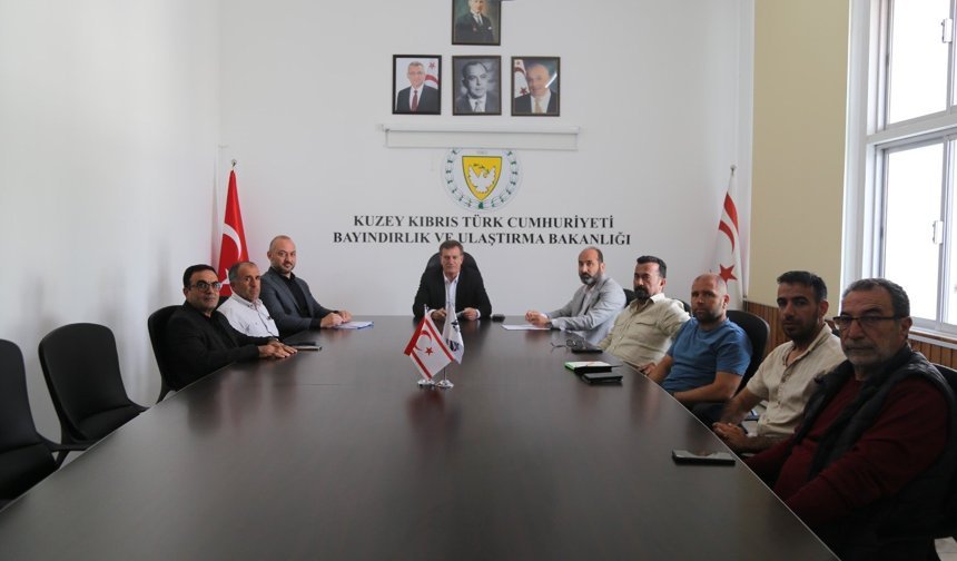 Arıklı, Kıbrıs Türk Taksiciler Dernekleri Federasyonu’nu kabul etti