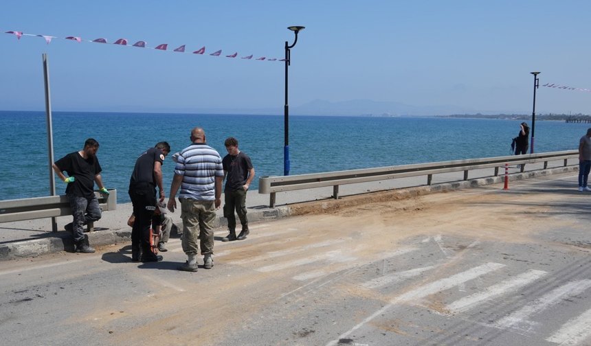 Lefke Belediyesi, Ecevit Caddesi’nde çöken yolu onardı