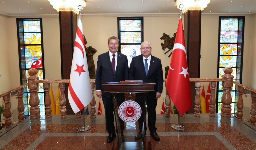 Üstel, Ankara’da Türkiye Milli Savunma Bakanı Güler ile görüştü