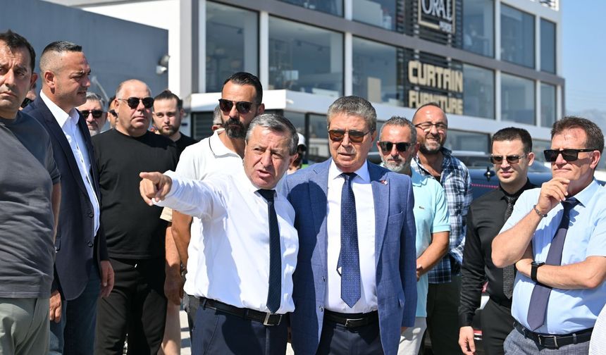 Üstel ve Arıklı, Girne-Çatalköy yolunda incelemelerde bulundu