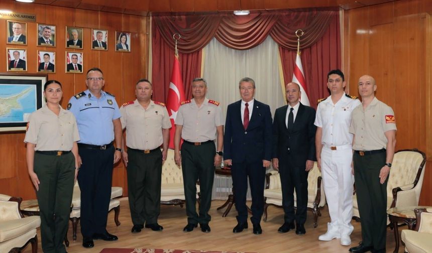 Üstel, GKK Komutanı Tümgeneral Görgülü'yü kabul etti