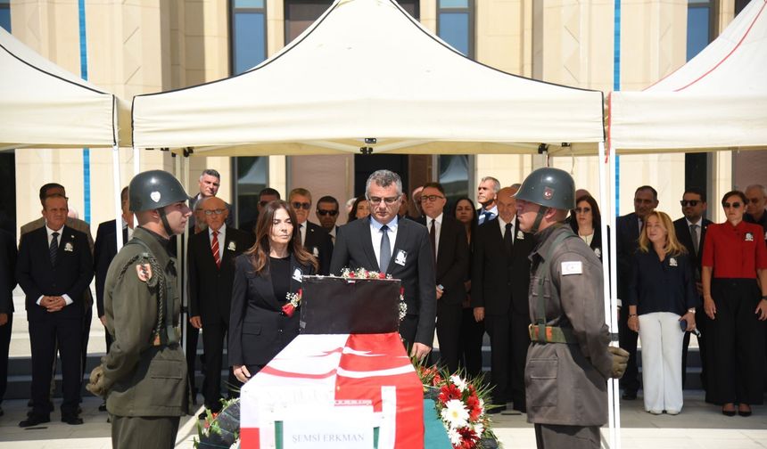 Şemsi Kazım Erkman için Cumhuriyet Meclisi’nde tören düzenlendi