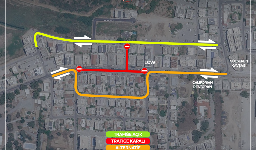 Gazimağusa Belediyesi kentteki bazı güzergahların yarından itibaren trafik akışına kapatılacağını duyurdu