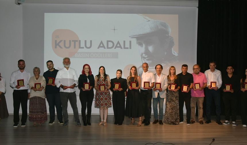 Kutlu Adalı Basın Ödülleri sahiplerini buldu…