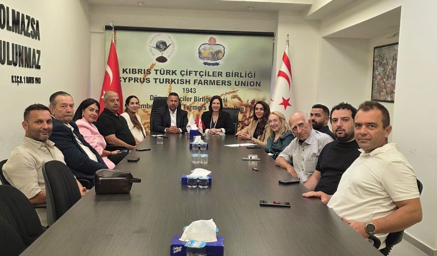 CTP Genel Başkanı İncirli, KTÇB’yi ziyaret etti
