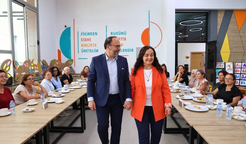 İskele Belediye Başkan adayı Sadıkoğlu kadın kursiyerlerle buluştu