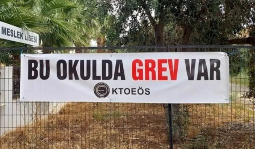 KTOEÖS, Gazimağusa okullarında yarın öğleden sonra grev yapacak